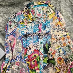 Johnny Was Floral Blouse